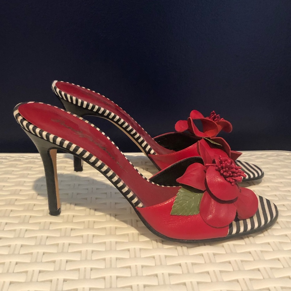 Beverly Feldman Cherry Red Heels